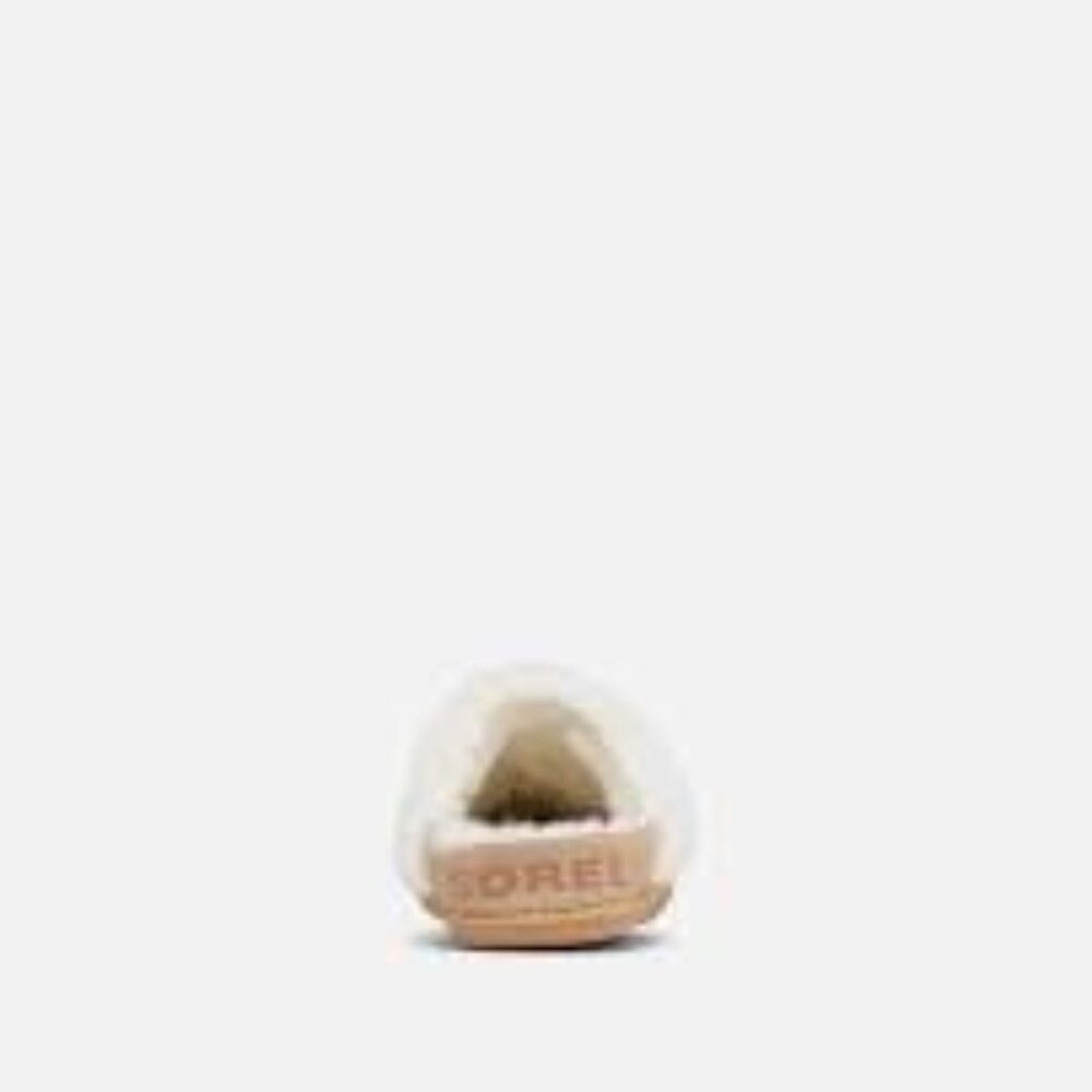 SOREL Nakiska II Faux Shearling Lined Slide Slipper in Dusty Tan/Natural Size 6 - Picture 6 of 10